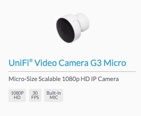 UniFi Security Cameras